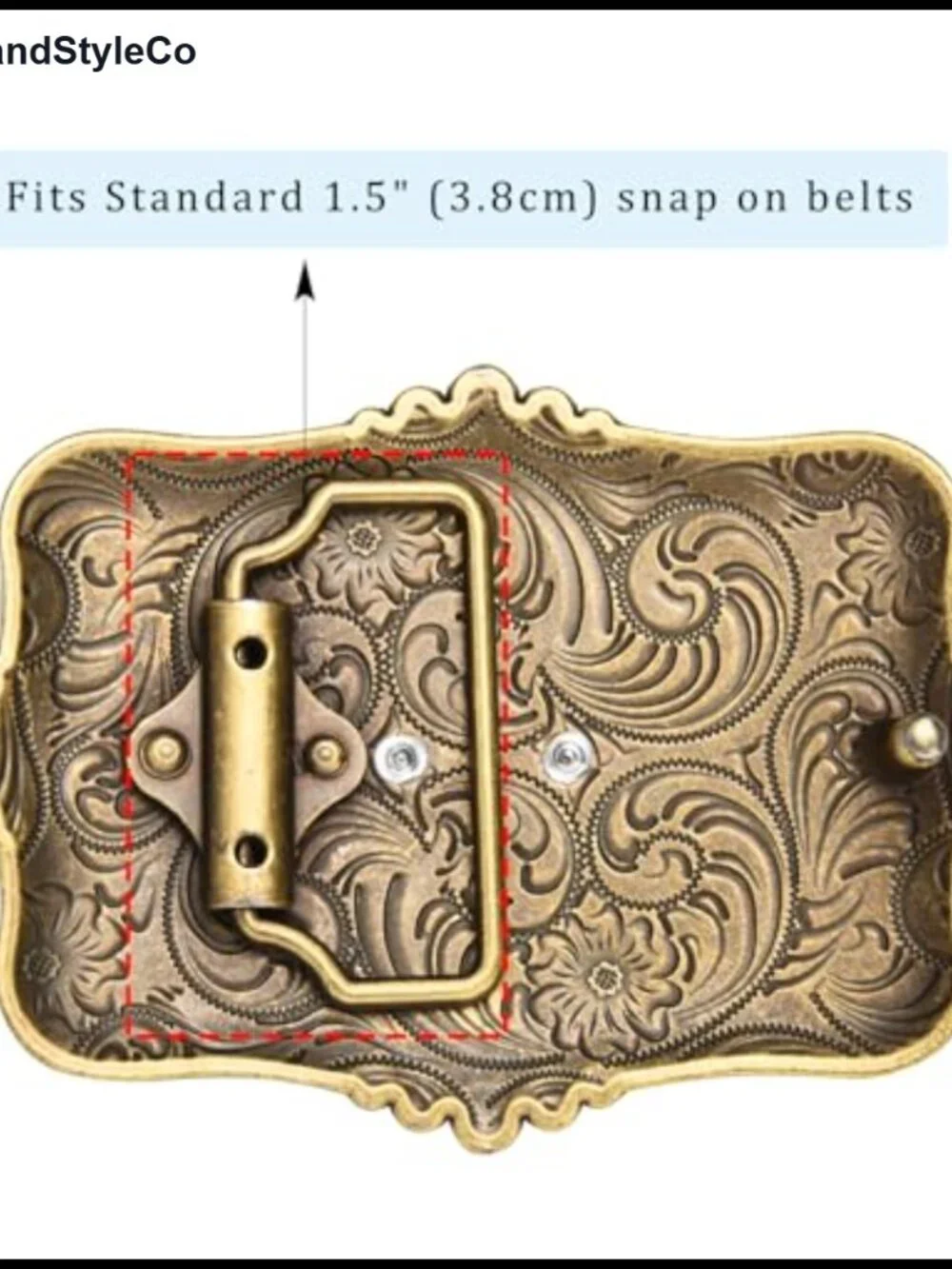 Zinc Alloy Horse Belt Buckle Western Rodeo Gift for Men Women Fits Standard